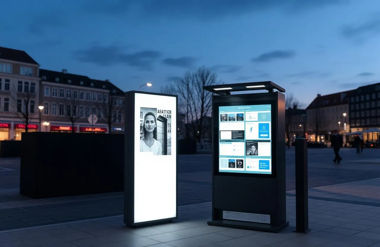Municipal outdoor information display by SAUBAG