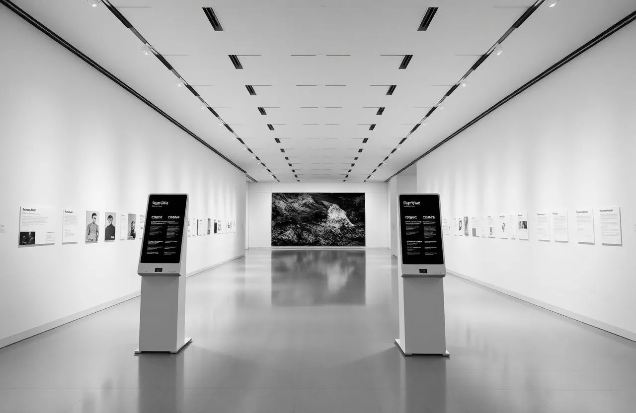 Museum interactive information kiosk by SAUBAG