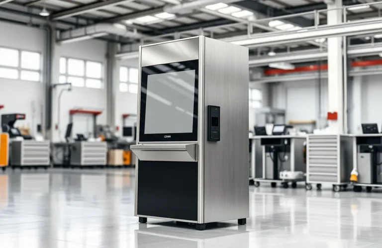 White-labelled OEM self-service kiosk built by SAUBAG