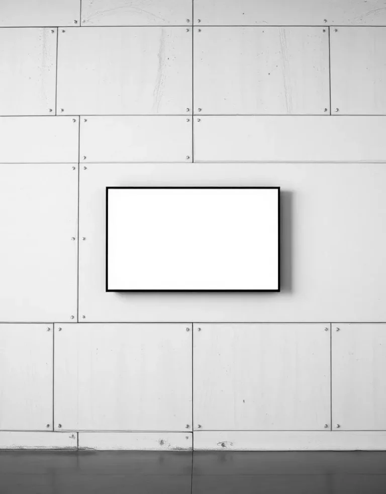 Wall Displays - integrated wall-mounted signage by SAUBAG